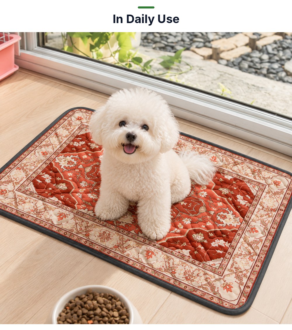 P07 washable pet pad in daily use