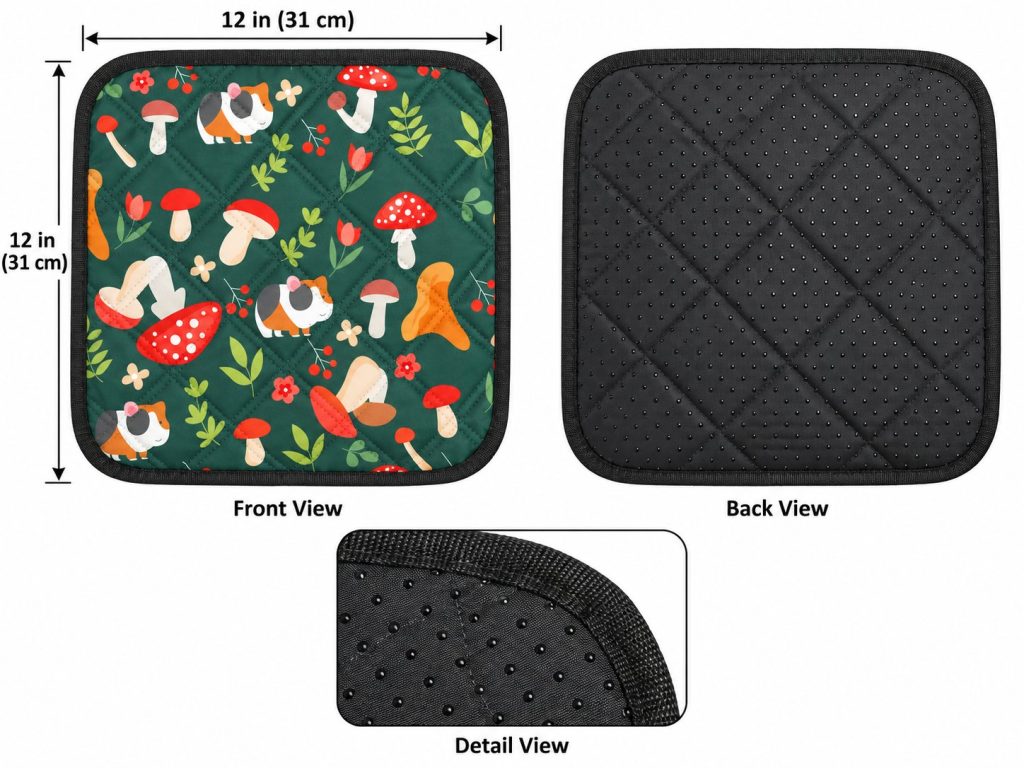 Item S01 front view, back view and details with dimensions